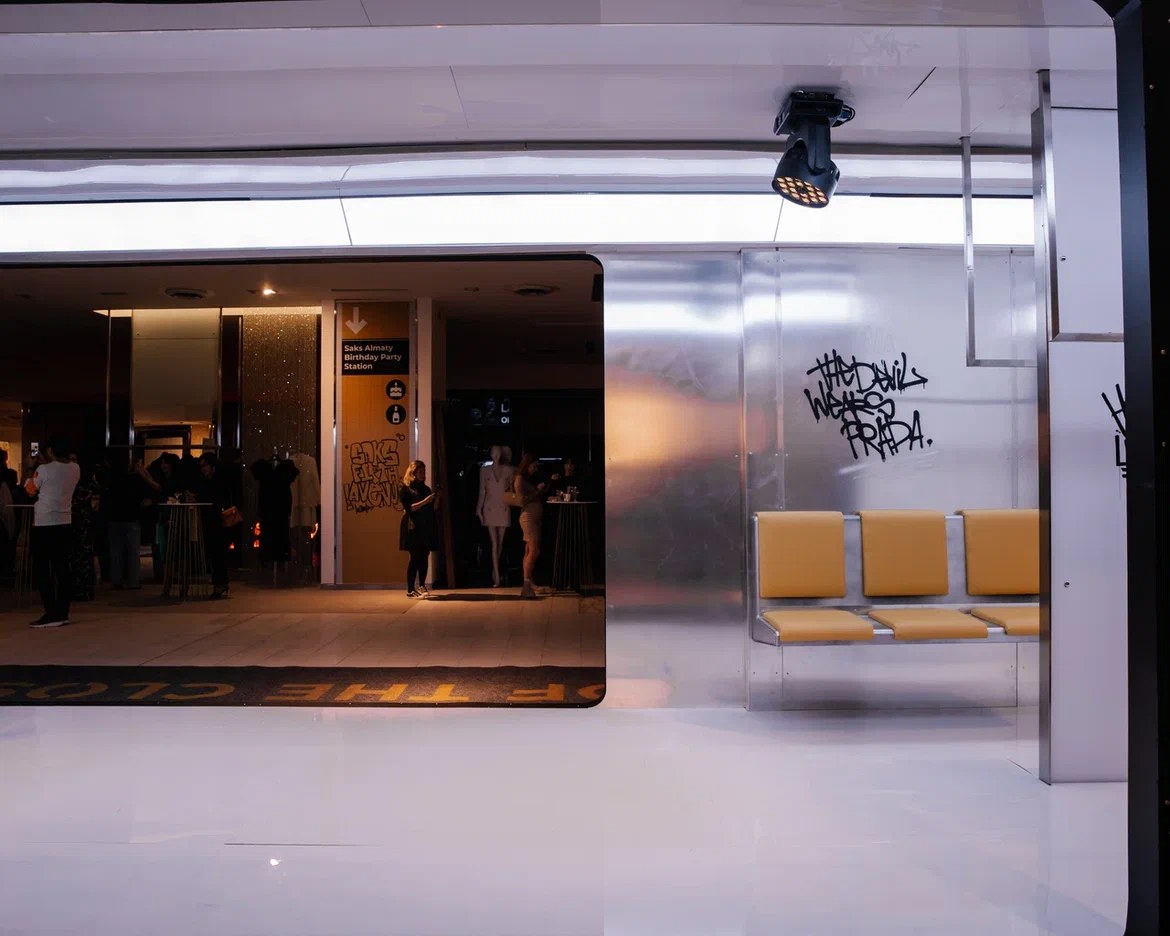 Saks — 10 лет. Нью-йоркское метро в Saks Fifth Avenue